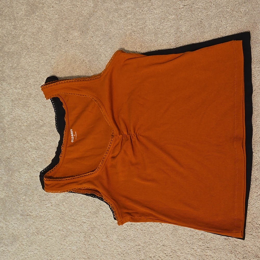 Old Navy Cinched Ribbed Knit Crop Tank Bundle - Picture 6 of 9